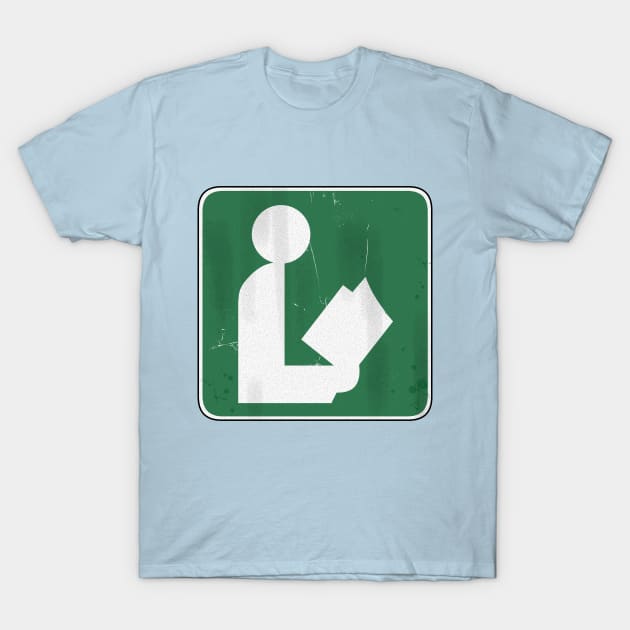 Library Here T-Shirt by HeroInstitute